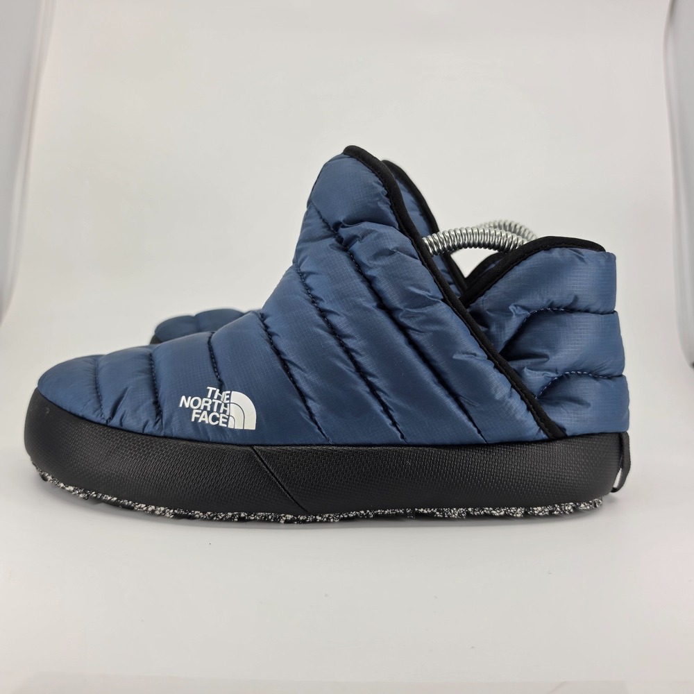 North Face Thermal Traction Bootie Men's Size 7 Shady Blue Quilted Insulated
